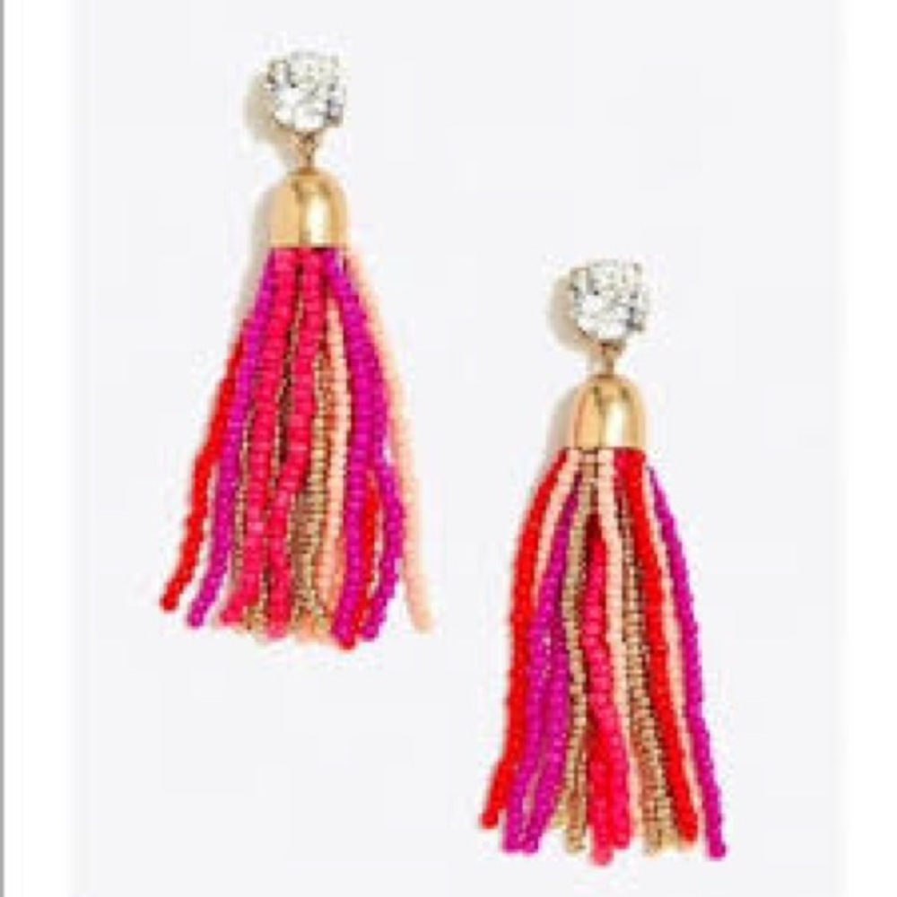 Baublebar | Colorful Beaded Tassel Earrings